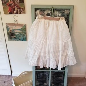 Beautifully Beaded Peasant Skirt